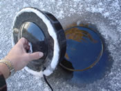 Thermo-Pond in the ice.