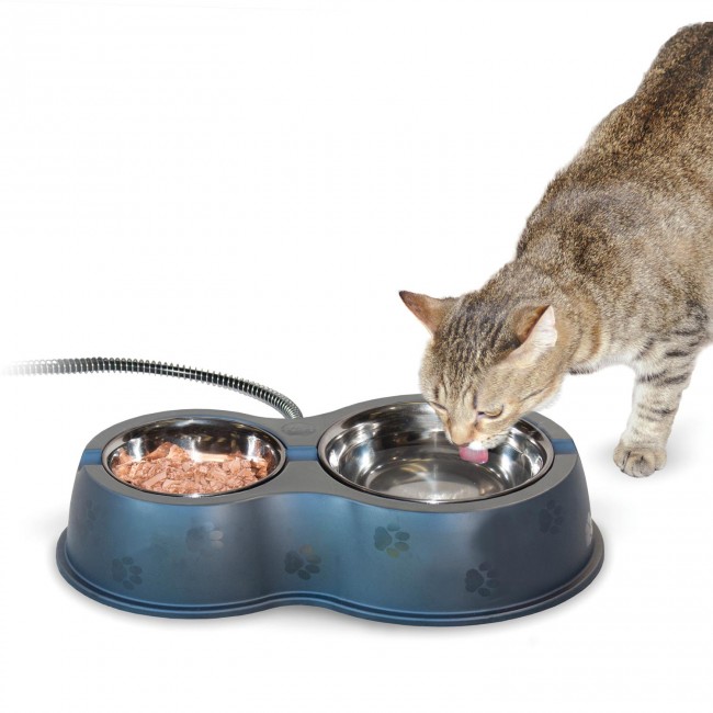K H Thermo Kitty Cafe Outdoor Heated Bowls For Cats